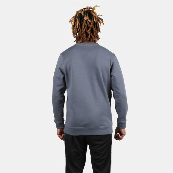 Rear view of the Adidas Men's Fleece Crew.