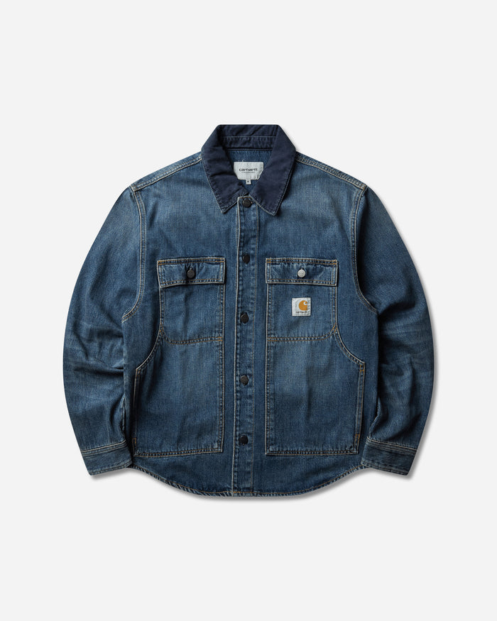Carhartt WIP Oakland Shirt Jac Blue/Dark Navy Shirts Overshirt I037532 4534Q