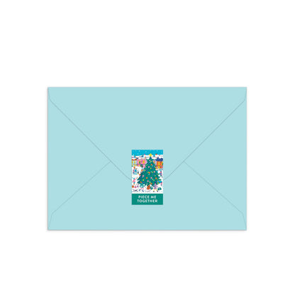 Merry & Bright Greeting Card Puzzle Jigsaw Puzzle Louise Cunningham Starling