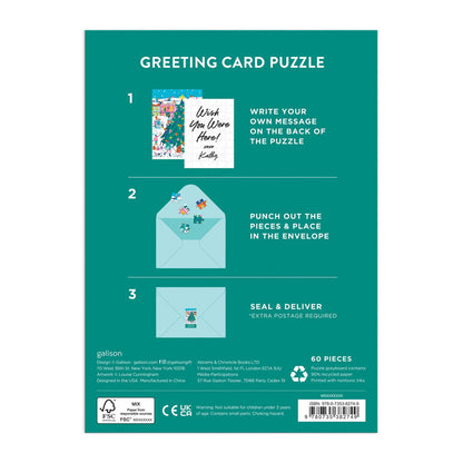 Merry & Bright Greeting Card Puzzle Jigsaw Puzzle Louise Cunningham Starling
