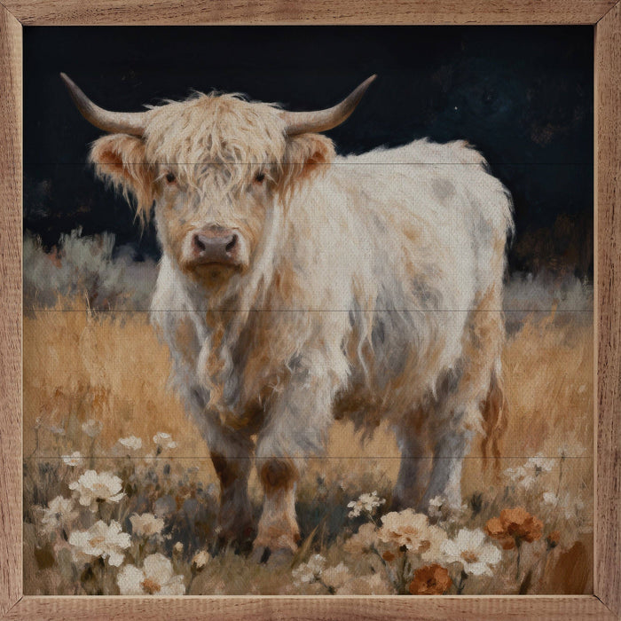 Midnight Highland Framed Art