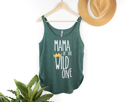 "Mom of the Wild One" Custom 1st Birthday Woman's Tank Top