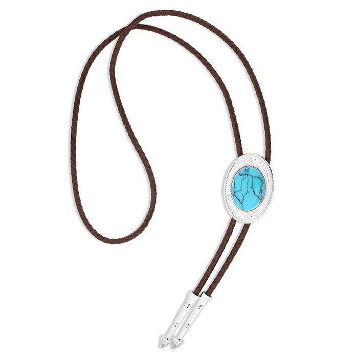 Montana Silversmiths The Outlaw Turquoise Bolo Tie