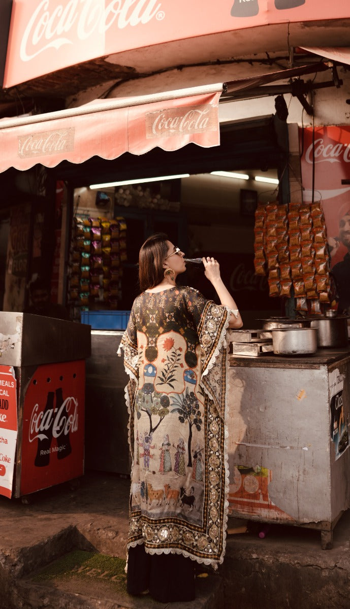 Moroccan silk kaftan Singapore