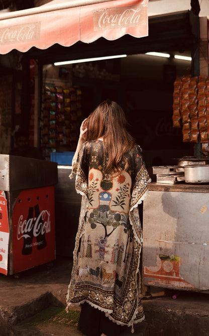 Moroccan Silk Kaftan