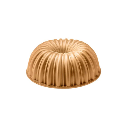 Moule à savarin Karaca Cake Pro en fonte, doré