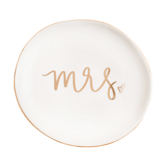 Mrs. Jewelry Dish - Sweet Water Decor - Jewelry Dishes