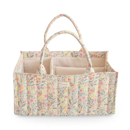 Mushie - Nappy Caddy - Pastel Blooms - Mabel & Fox