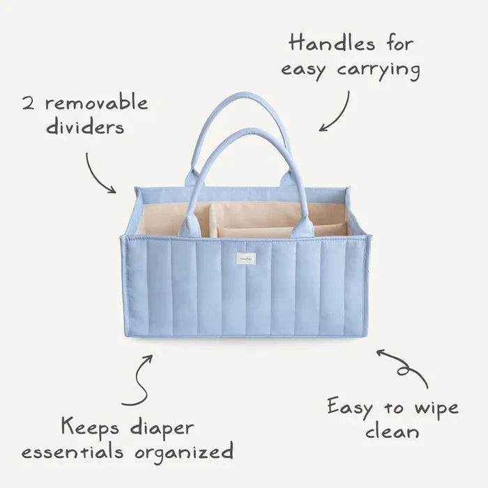 Mushie - Nappy Caddy - Pastel Blooms - Mabel & Fox