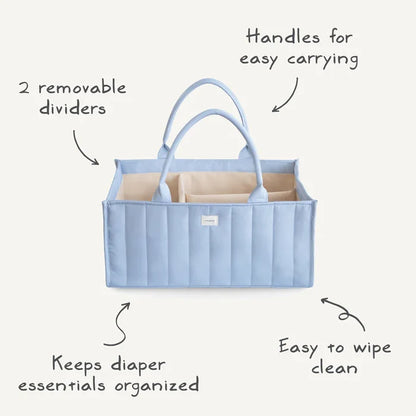 Mushie - Nappy Caddy - Pastel Blooms - Mabel & Fox