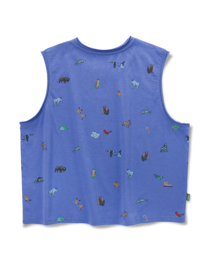Shop Naturalist Club Boxy Tank Inspired by National Parks | dusty-violet