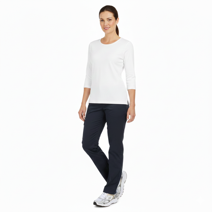 Nybo Navy Dam Perfect Fit Chino, Välpassande, Inbyggd justerbar midja, Slitstark