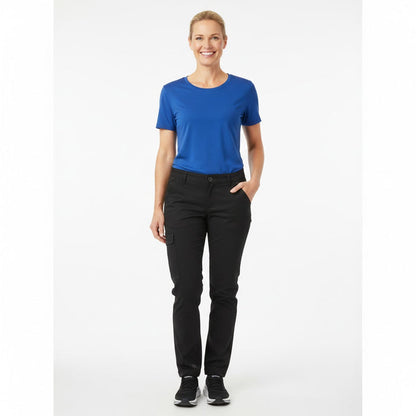 Nybo Sort Dame Perfect Fit Chinos, Regulerbar Talje, Slidstærk