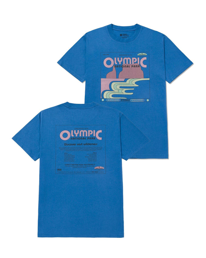 Parks Project | Olympic's Greatest Hits Tee | National Parks Tee | blue