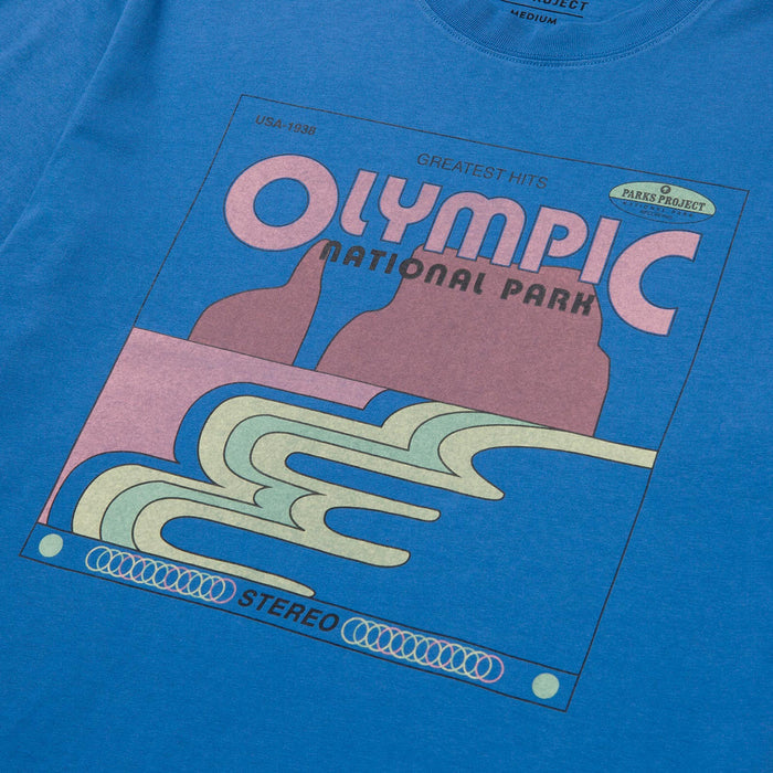 Parks Project | Olympic's Greatest Hits Tee | National Parks Tee | blue