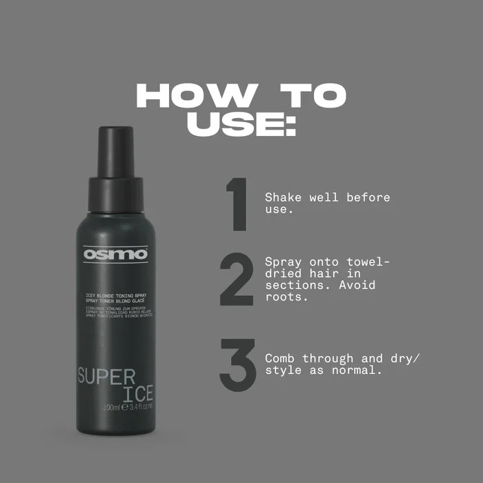 Osmo Super Ice Icey Blonde Toning Spray 100ml