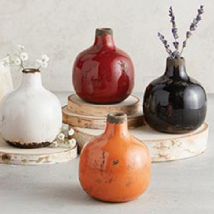 Pale Orange Mini Vase