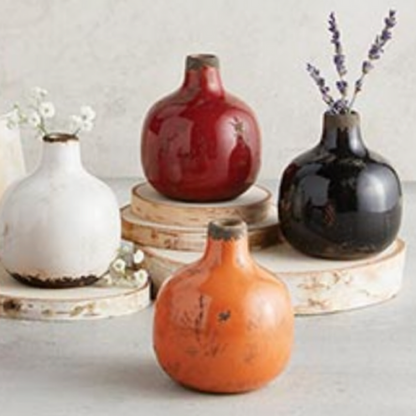 Pale Orange Mini Vase