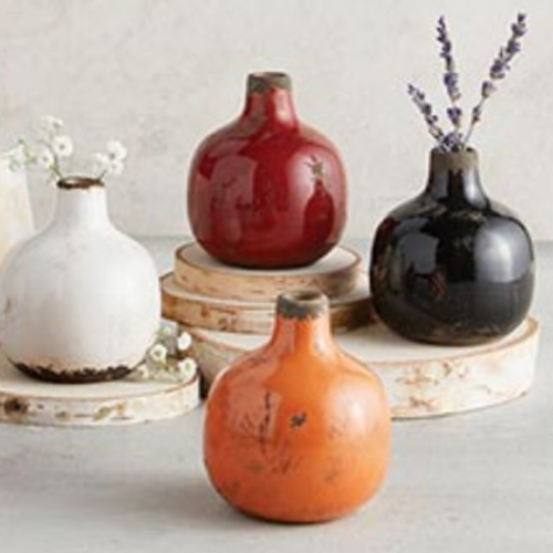 Pale Orange Mini Vase