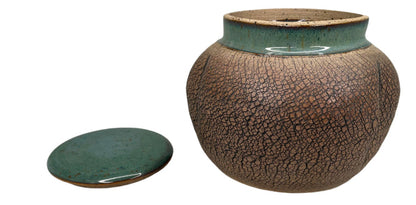Pam Taylor Handmade Vase with Lid.