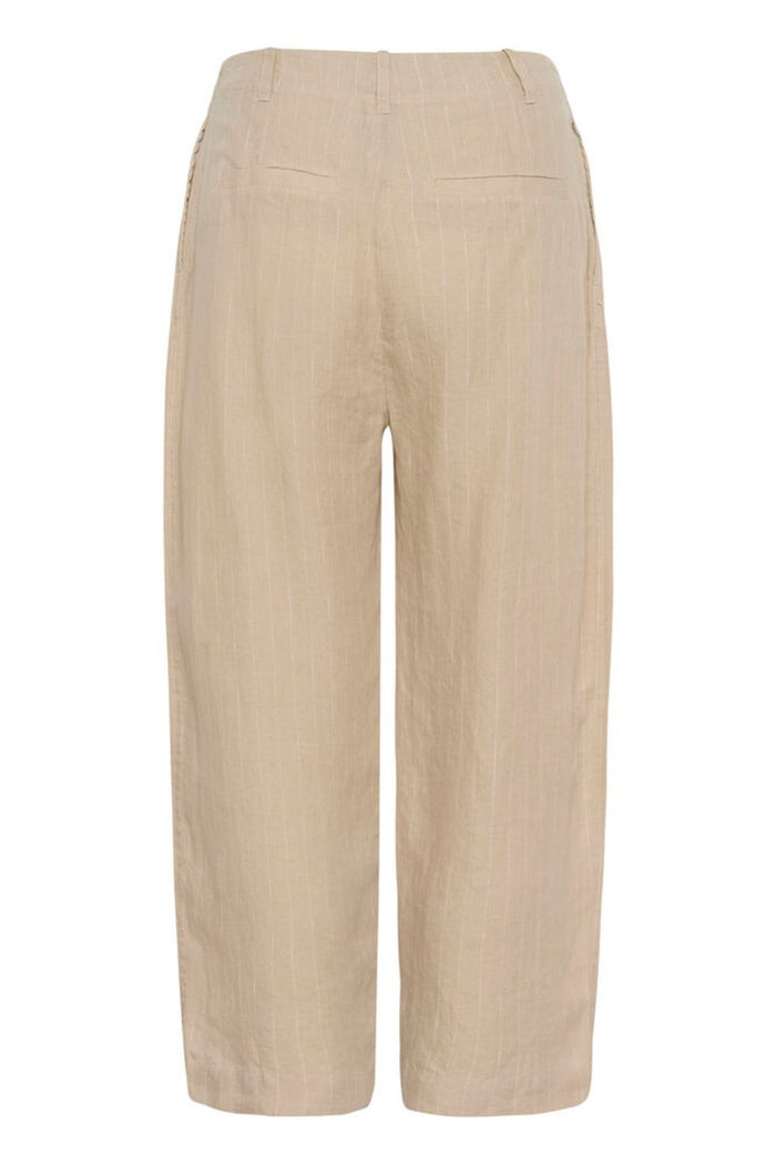 Part Two 30310444 NettasPW Neutral Pinstripe Trousers by Part Two stylish neutral trousers Shop Part Two at Dotique