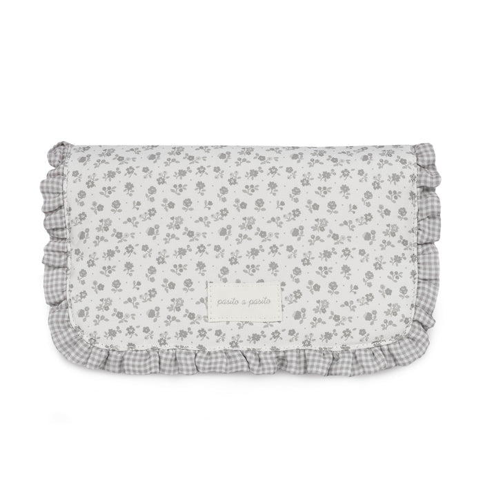 Pasito a Pasito - Changing Mat - Little Bloom Grey Flower - Mabel & Fox