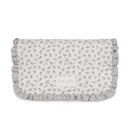 Pasito a Pasito - Changing Mat - Little Bloom Grey Flower - Mabel & Fox