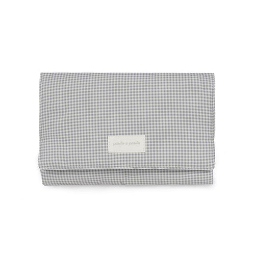 Pasito a Pasito - Changing Mat - Little Bloom Vichy Grey - Mabel & Fox