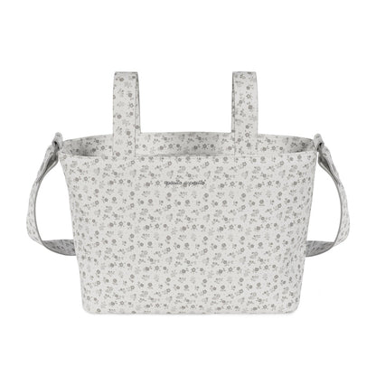 Pasito a Pasito - Crossbody Bag - Little Bloom Flowers Grey - Mabel & Fox
