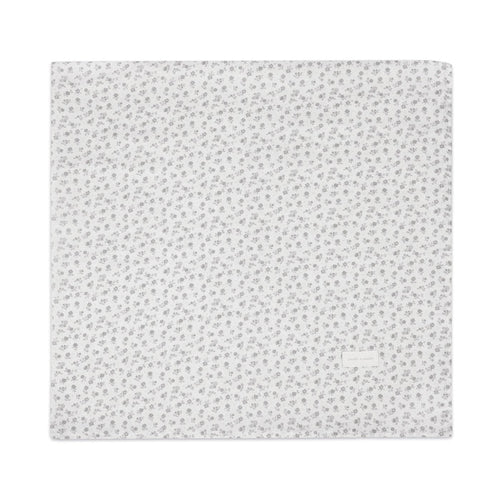 Pasito a Pasito - Muslin Swaddle - Little Bloom Flowers Grey - Mabel & Fox