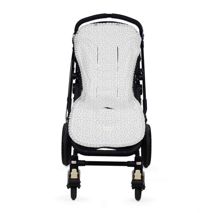 Pasito a Pasito - Seat Liner - Little Bloom Flowers Grey - Mabel & Fox