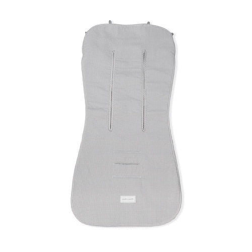 Pasito a Pasito - Seat Liner - Little Bloom Vichy Grey - Mabel & Fox