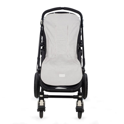 Pasito a Pasito - Seat Liner - Little Bloom Vichy Grey - Mabel & Fox