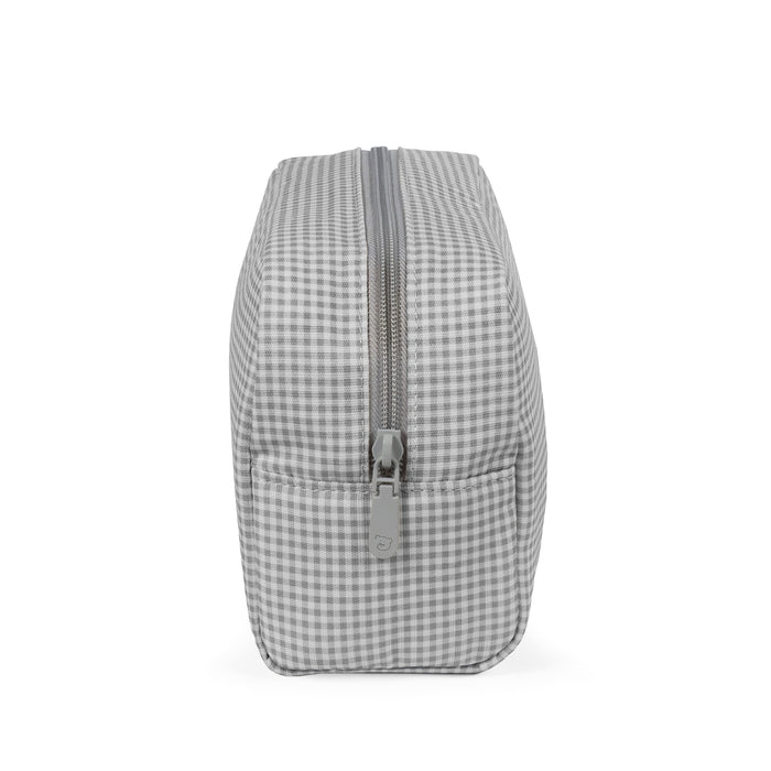 Pasito a Pasito - Toiletry Bag - Little Bloom Vichy Grey - Mabel & Fox