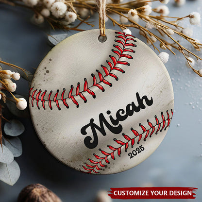 Personalized Soccer Ornament - Kids Sports Christmas Ornament 2025
