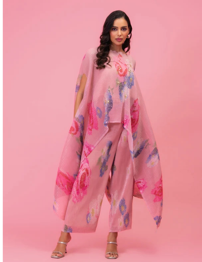 Petals Poetry Kaftan & Pant Set
