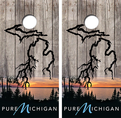 Pure Michigan Cornhole Design