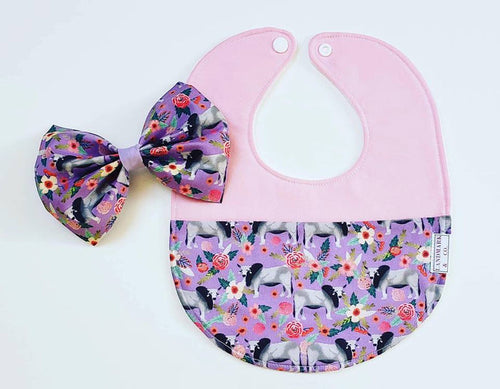 Purple Brahma Bib