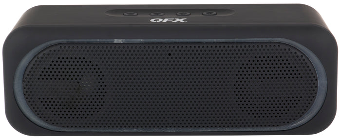 QFX BT-153 Speaker Portable Bluetooth - USB, FM - LED Light
