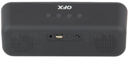 QFX BT-153 Speaker Portable Bluetooth - USB, FM - LED Light