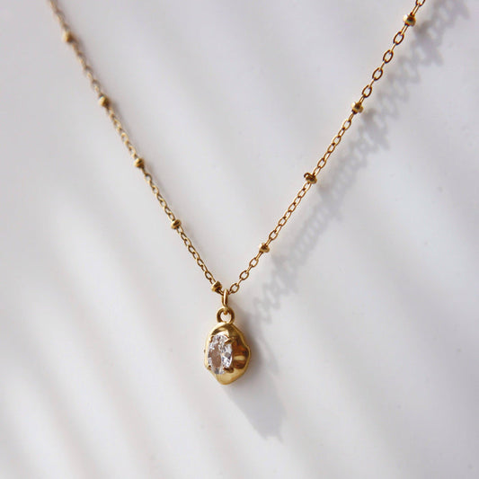 Raina Pebble Pendant Necklace