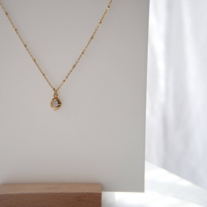 Raina Pebble Pendant Necklace