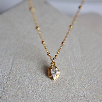 Raina Pebble Pendant Necklace