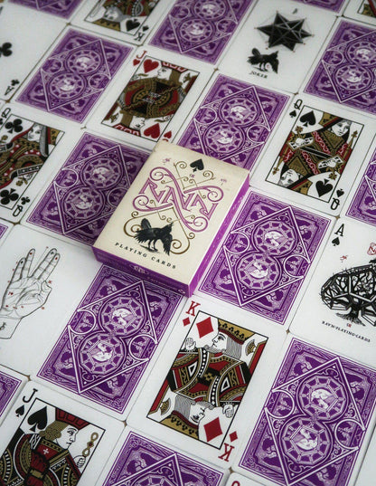Ravn Purple Haze Playing Cards by Stockholm 17