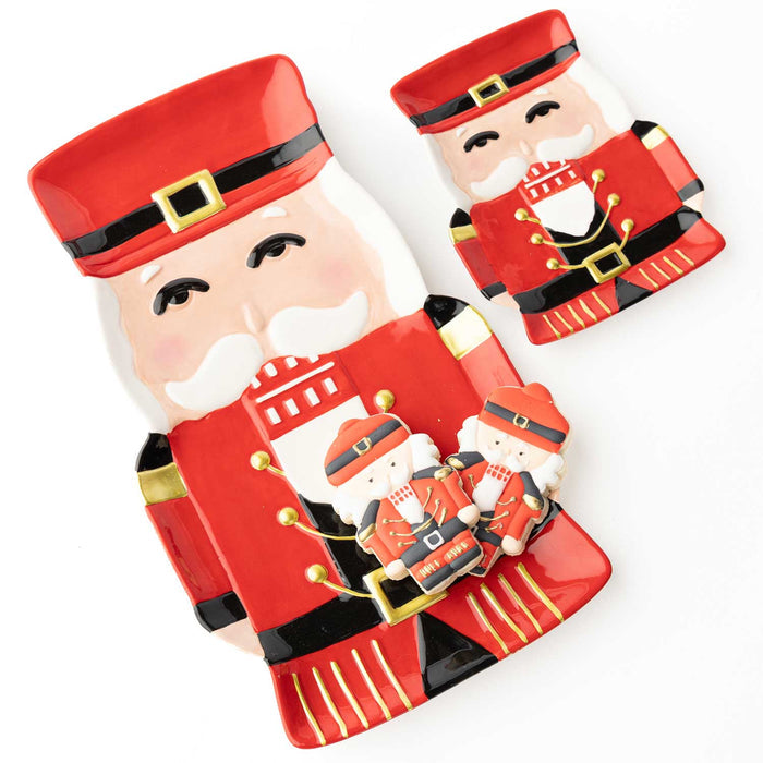 Red Nutcracker Platter