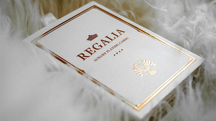 Regalia White Playing Cards by Shin Lim Playing Cards by Shin Lim Playing Cards