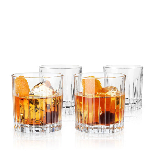 Reserve Milo Crystal Rocks Glasses Set of 4 (Online Only)