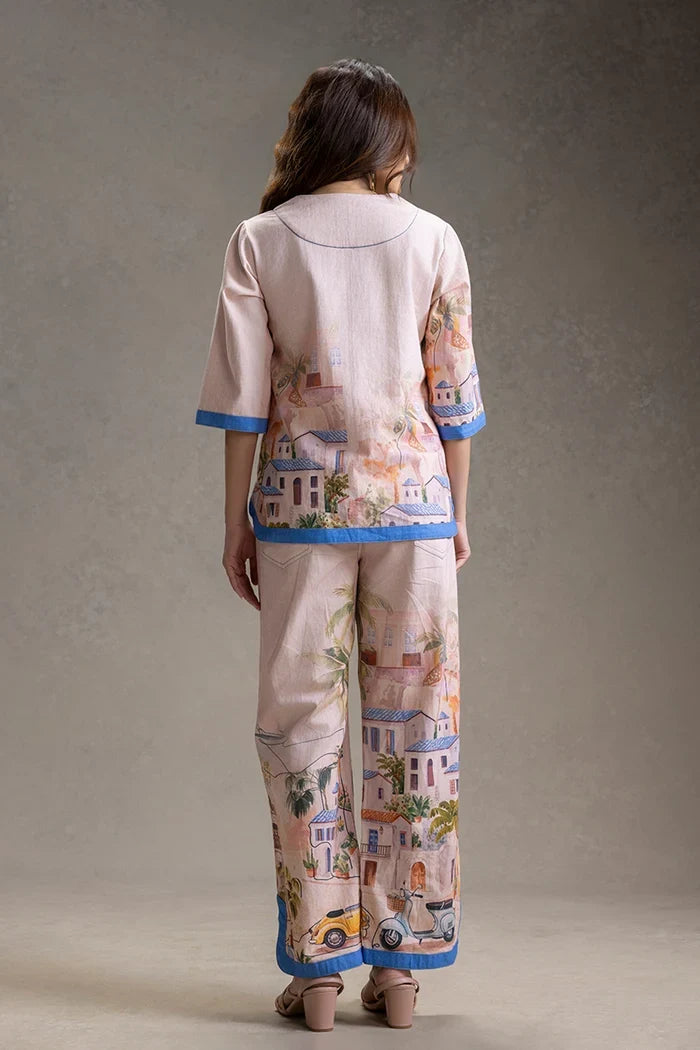 Reviera printed top and pants Singapore