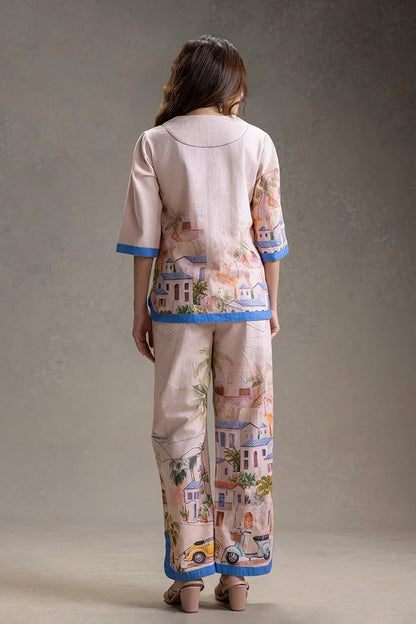 Reviera printed top and pants Singapore