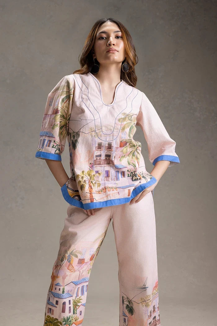 Printed co ord set online shopping
